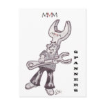 Spanners postcards