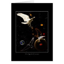 "Spark of Creation" White Raven Gifts Cards