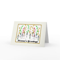 Spark Plugs Season's Greetings Card