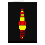 Sparking Plug Greeting Card