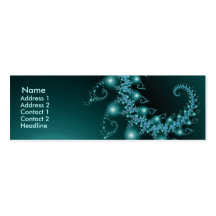 Sparkle 3 Abstract Fractal Fine Art Business Card