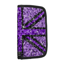 Sparkle Look UK Purple black folio planner