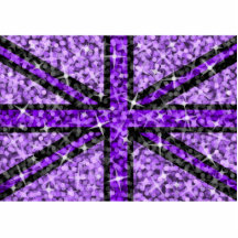 Sparkle Look UK Purple Black photo sculpture