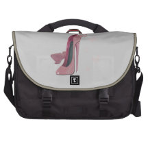 Sparkle Pink Stiletto and Butterfly's Art Commuter Bags