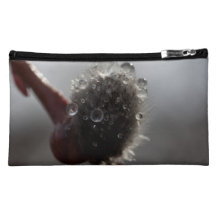 Sparkling Beads of Water Cosmetic Bag