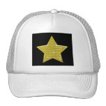 Sparkling Gold Star Trucker Hat