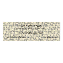 Sparkling Golden Polka Dots Business Card Template