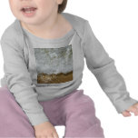 Sparkling ocean scene background tees