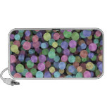 Sparkling Rainbow Polka Dots Portable Speakers