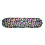 Sparkling Rainbow Polka Dots Skateboard Decks