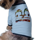 Sparkling Red Ornament V14 Doggie T-shirt