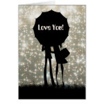 Sparkling Stars Love You Card