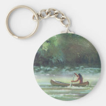 SPARKLING WATERS by SHARON SHARPE Keychain