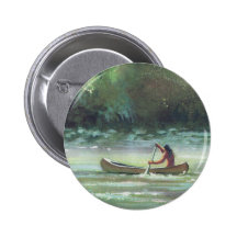 SPARKLING WATERS by SHARON SHARPE Pinback Buttons