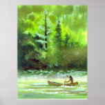 SPARKLING WATERS by SHARON SHARPE Poster