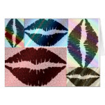 Sparkly Lips Cards