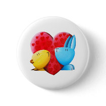 'Sparky ♥ Bumbles' buttons