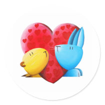 'Sparky ♥ Bumbles' stickers