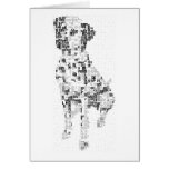 Sparky Dalmatian Dog Mosaic Card