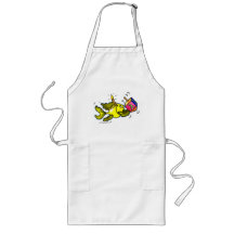 Sparky Hanuka Fish - Comic Cure Drawing Gift Apron
