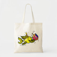 Sparky Hanuka Fish - Comic Cure Drawing Gift Canvas Bag