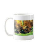 Sparring buffalo mugs