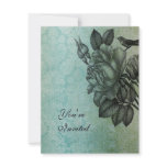 Sparrow and Rose Elegant Vintage Damask invitations