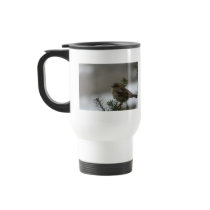 Sparrow Christmas Coffee Mug