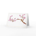 Sparrow on Tree - Greeting Card
