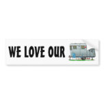 Spartan Camper Trailer RV bumper stickers