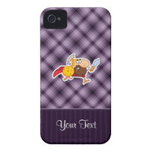 Spartan Gladiator; Purple iPhone 4 Case-Mate Cases