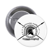 Spartan warrior shield pins