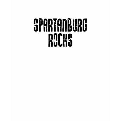 Spartanburg South Carolina Rocks T-shirts by placetshirts10