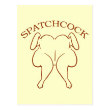 Spatchcock Chicken Post Card