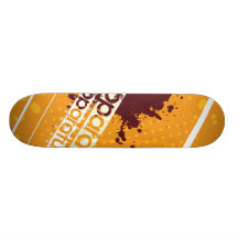 Spatter board skateboard deck