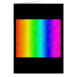 Spatter rainbow cards