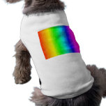 Spatter rainbow pet clothing