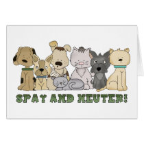 Spay and Neuter Greeting Cards