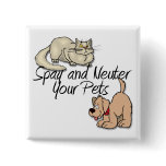 Spay and Neuter Your Pets buttons