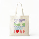 Spay Neuter Adopt Love 2 Canvas Bags