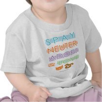 Spay Neuter Adopt Love Shirts