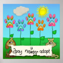 spay neuter adopt posters