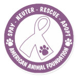 Spay, Neuter, Rescue, Adopt Round Stickers