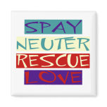 Spay Neuter Rescue Love Fridge Magnets