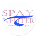 spay neuter stickers