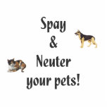 Spay & Neuter your pets (pics) photo sculptures