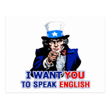 Speak English Postcards