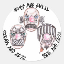 Speak No Evil, Hear No Evil, See No Evil Sticker