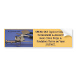 SPEAK OUT Against Sexual Harassment bumper stickers