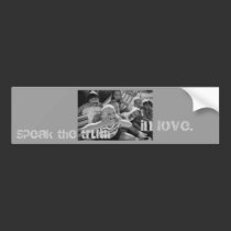 Speak The Truth In Love Rollercoaster Ride bumper stickers